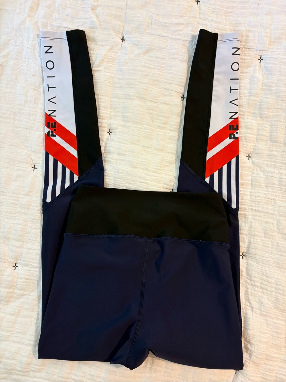 REVOLVE P.E Nation Ko Navy Leggings Colorblock Athleisure - Picture 5 of 7